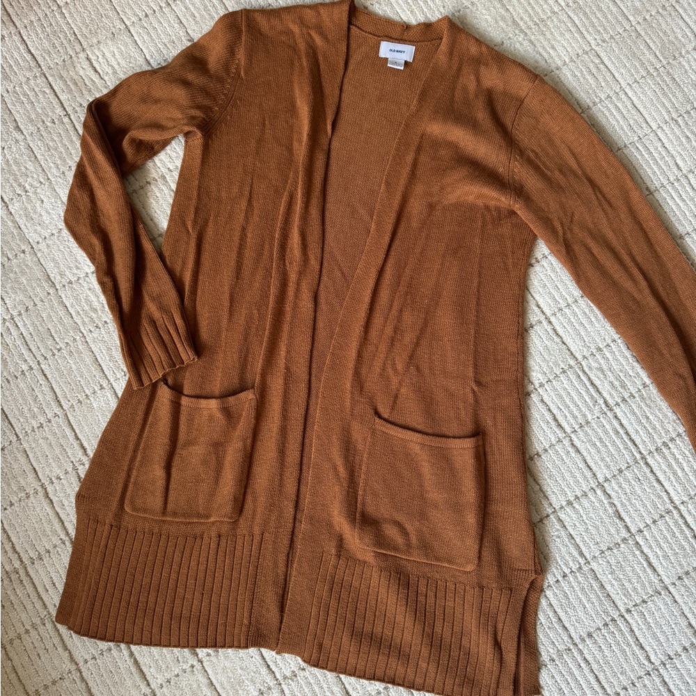 Old Navy Women's Tan Cardigan Sweater
